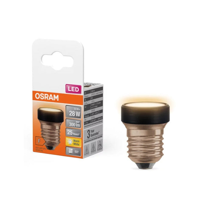 LED LAMP FLAT + 2xRING 28 3.5W/827 230VFR E27 LEDVANCE - Диодни лампи за бита<<<Източници на светлина<<<AmperelB2B