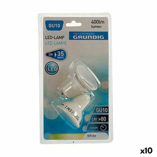 LED lamp Grundig 6400 K White 5 W GU10 400 lm (5 x 6 x 5 cm) (10Units) - Декорация и Осветление<<<Дом