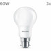 LED lamp Philips 60 W Matt Soft green F 8 W 60 W B22 3 Units (2700 K) - Декорация и Осветление<<<Дом