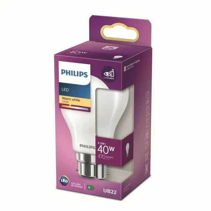 LED lamp Philips 8718699762476 White F 40 W B22 (2700 K) - Декорация и Осветление<<<Дом Градина<<<BigBuy&&&LED