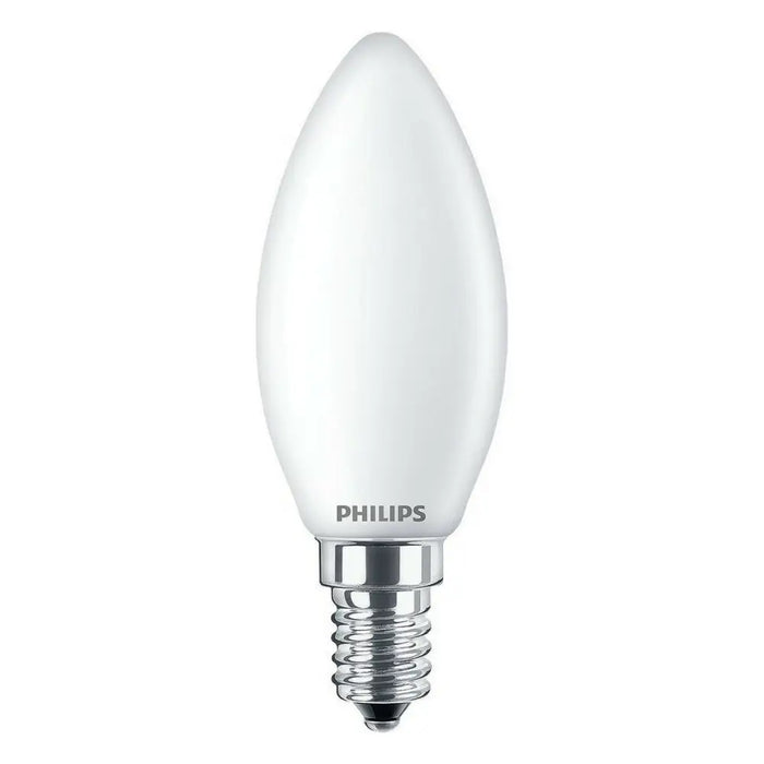 LED lamp Philips Candle White F 40 W 4,3 W E14 470 lm 3,5 x 9,7 cm (4000 K) - Декорация и Осветление<<<Дом