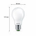 LED lamp Philips Classic 100 W 7,3 W E27 1535 Lm (4000 K) - Декорация и Осветление<<<Дом Градина<<<BigBuy&&&LED