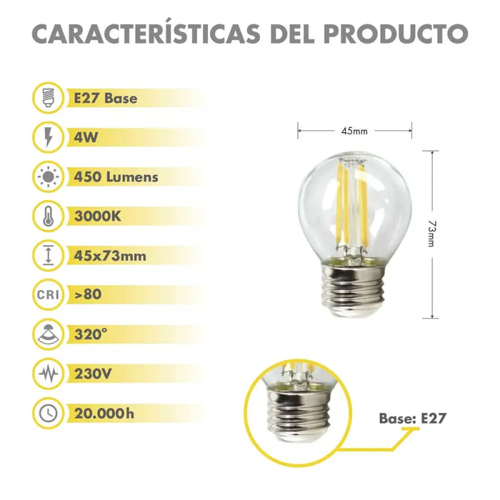 LED lamp Silver Electronics 960327 - Декорация и Осветление<<<Дом Градина<<<BigBuy&&&LED Осветление<<<Декорация и
