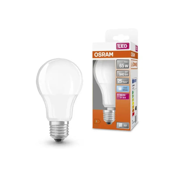 LED LAMP SUPERSTAR CLA 65 FR 9W/840 12-36V E27 LEDVANCE - Диодни лампи за бита<<<Източници на светлина<<<AmperelB2B