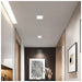 LED LAMP VLE-DLBS-124 DOWNLIGHT SQ 12W/4K/WH VIDEX - Диодни тела за бита<<<Източници на светлина<<<AmperelB2B