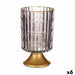LED Lantern Gift Decor Grey Golden Glass 10,7 x 18 x 10,7 cm (6 Units) - Декорация и Осветление<<<Дом