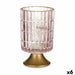 LED Lantern Gift Decor Pink Golden Glass 10,7 x 18 x 10,7 cm (6 Units) - Декорация и Осветление<<<Дом