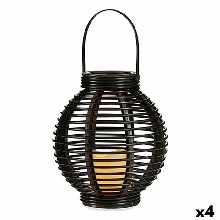 LED Lantern Ibergarden Brown Plastic 21 x 23,7 x 21 cm (4 Units) - Декорация и Осветление<<<Дом