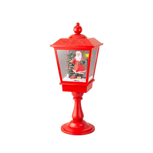 LED Lantern Lumineo Red Father Christmas Music Movement - Декорация и Осветление<<<Дом Градина<<<BigBuy&&&Коледни