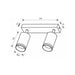 LED LINEAR SPOT 2XGU10 WHITE VIVALUX KING - Спотове<<<Вътрешно осветление<<<Мебели и