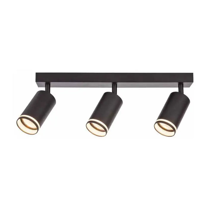 LED LINEAR SPOT 3XGU10 BLACK VIVALUX KING - Спотове<<<Вътрешно осветление<<<Мебели и