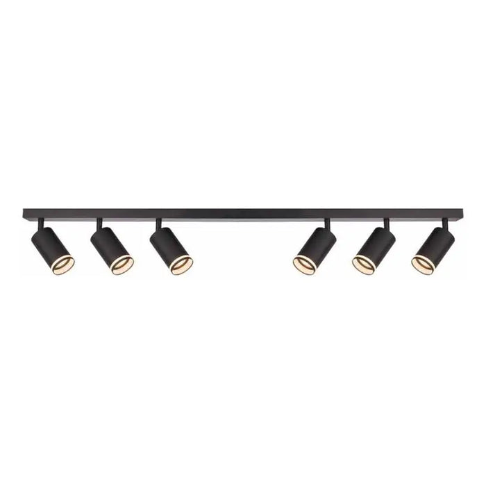 LED LINEAR SPOT 6XGU10 BLACK VIVALUX KING - Спотове<<<Вътрешно осветление<<<Мебели и