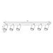 LED LINEAR SPOT 6XGU10 BLACK VIVALUX KING - Спотове<<<Вътрешно осветление<<<Мебели и