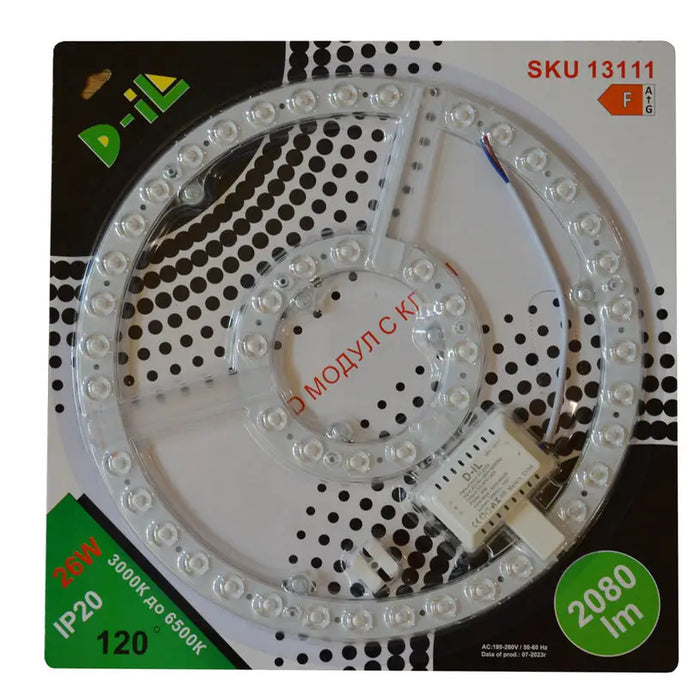 LED MODULE 26W 3000-6500K 2080LM WITH D-IL KEY - Компоненти<<<Вътрешно осветление<<<Мебели и