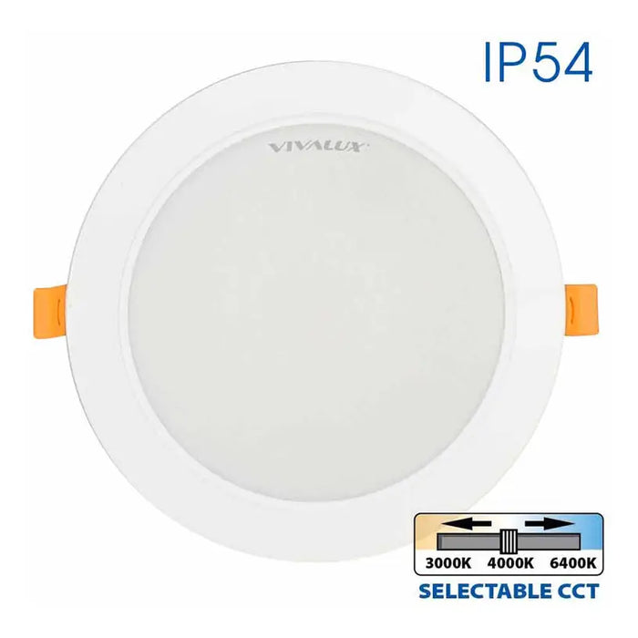 LED MOON 12W 3000K-4000K-6400K IP54 CIRCLE FOR BUILT-IN VIVALUX VERA - Луни<<<Вътрешно
