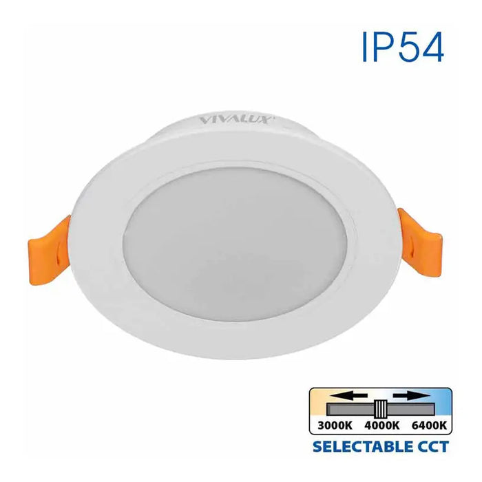 LED MOON 9W 3000K-4000K-6400K IP54 CIRCLE FOR BUILT-IN VIVALUX VERA - Луни<<<Вътрешно