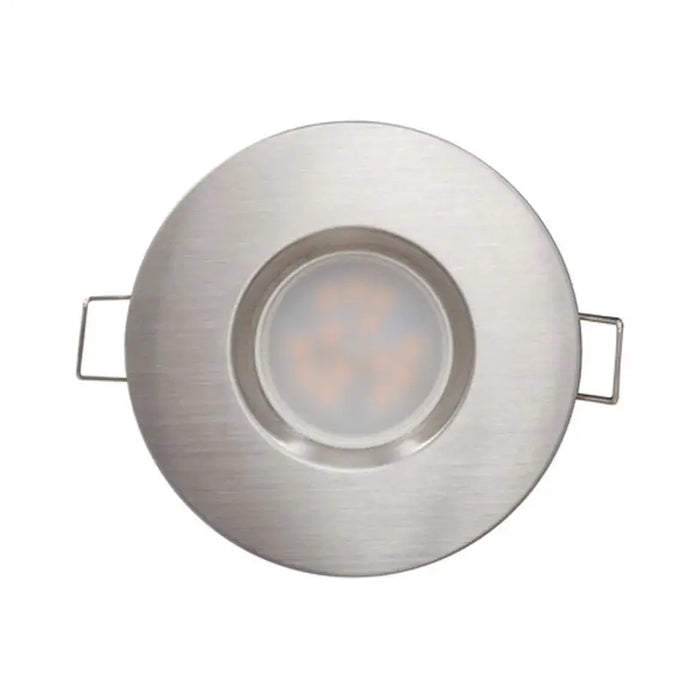 LED MOON CIRCLE 6.5W 520LM 2700K IP44 NICKEL ULTRALUX - Луни<<<Вътрешно