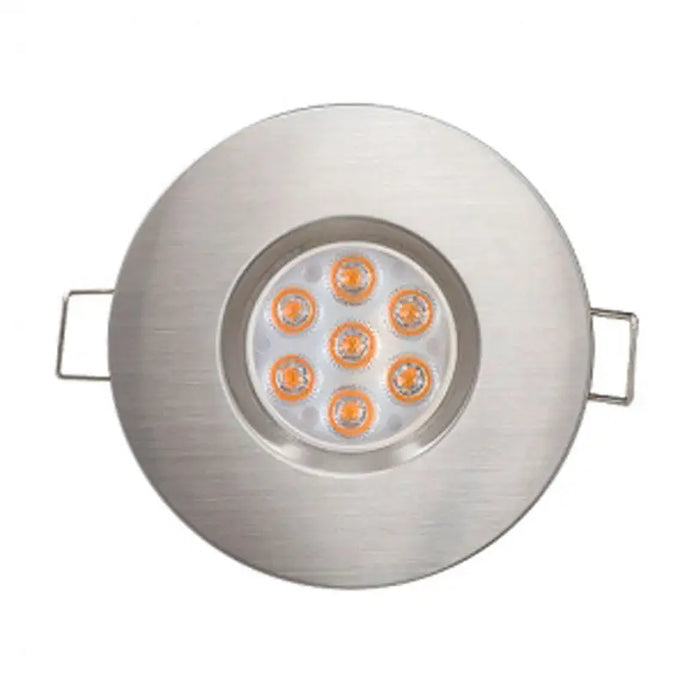 LED MOON CIRCLE 6.5W 600LM 2700K IP44 NICKEL ULTRALUX - Луни<<<Вътрешно