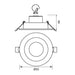 LED MOON FOR BUILT-IN 5W 3000K-6400K 350LM IP20 VIVALUX RAYA - Луни<<<Вътрешно