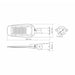 LED OUTDOOR LAMP VLE-SLe14-505 STREET LED 50W/5K VIDEX - Диодни тела индустриални<<<Източници на светлина<<<AmperelB2B