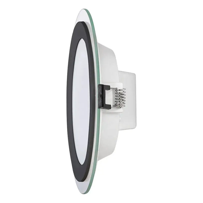 LED PANEL 12W 4200K IP44 BLACK GLASS ULTRALUX - Led панели<<<Вътрешно осветление<<<Осветление<<<Praktiker&&&Led