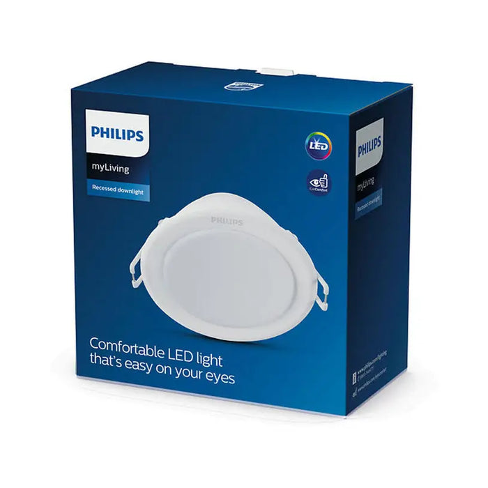 LED PANEL CIRCLE 5.5W 550LM 4000K 9.5CM PHILIPS - Led панели<<<Вътрешно осветление<<<Осветление<<<Praktiker&&&Led