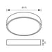 LED PANEL OUTER CIRCLE 18W 4000K Ф175 VIVALUX DARS - Led панели<<<Вътрешно осветление<<<Осветление<<<Praktiker&&&Led