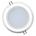 LED PANEL ROUND GLASS 15W SMD 6400K Ф200MM HOROZ CLARA - Led панели<<<Вътрешно