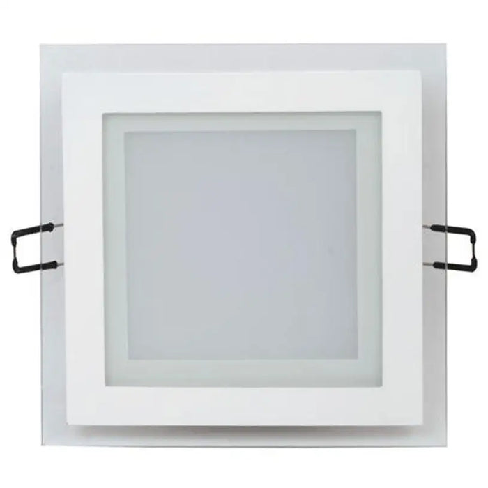 LED PANEL SQUARE GLASS 12W SMD 4200K 160X160MM HOROZ MARIA - Led панели<<<Вътрешно