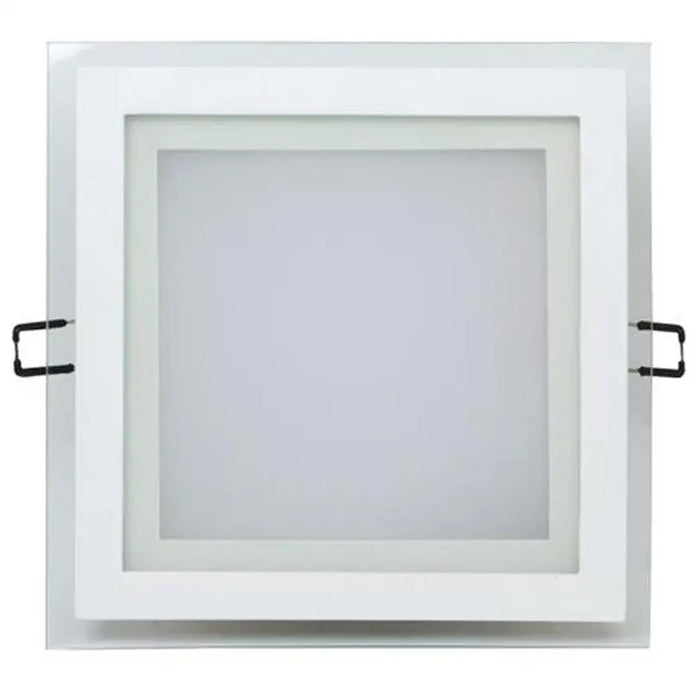 LED PANEL SQUARE GLASS 15W SMD 6400K 198X198MM HOROZ MARIA - Led панели<<<Вътрешно