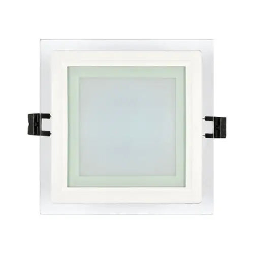 LED PANEL SQUARE GLASS 6W 4200K IP44 97MM ULTRALUX - Led панели<<<Вътрешно осветление<<<Осветление<<<Praktiker&&&Led