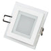 LED PANEL SQUARE GLASS 6W SMD 6400K 96X96MM HOROZ MARIA - Led панели<<<Вътрешно