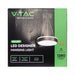 LED PENDANT 12W 4000K 1280LM BLACK V-TAC - Пендели<<<Вътрешно осветление<<<Осветление<<<Praktiker&&&Пендели<<<Вътрешно