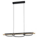 LED PENDANT 2X12W 3000K BLACK EGLO BOYAL - Пендели<<<Вътрешно осветление<<<Осветление<<<Praktiker&&&Пендели<<<Вътрешно