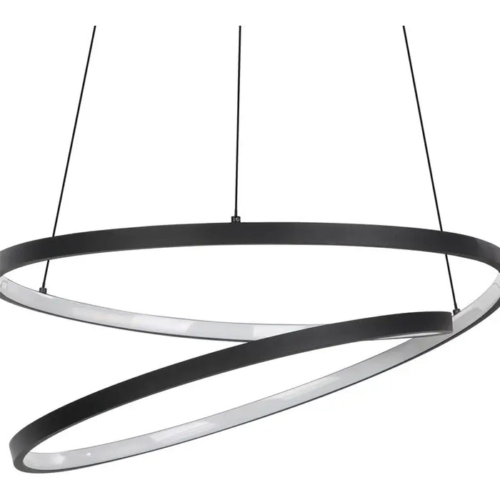 LED PENDANT 37W 3000K 4800LM BLACK EGLO RUOTALE - Пендели<<<Вътрешно