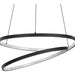 LED PENDANT 37W 3000K 4800LM BLACK EGLO RUOTALE - Пендели<<<Вътрешно
