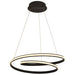 LED PENDANT 43W 3000-6500K 2158LM BLACK VIVALUX FEEL - Пендели<<<Вътрешно