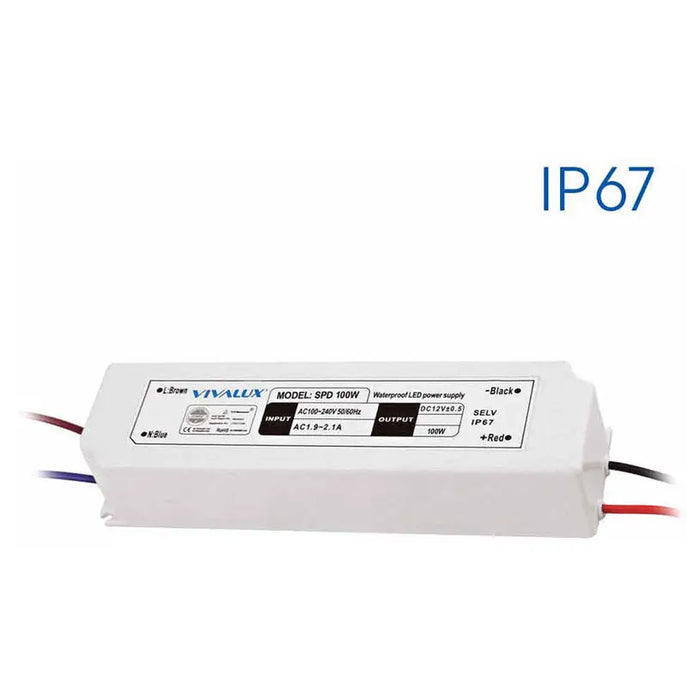 LED POWER SUPPLY 100W IP67 VIVALUX - LED ленти и аксесоари<<<Вътрешно осветление<<<Мебели и интериор<<<Praktiker&&&LED