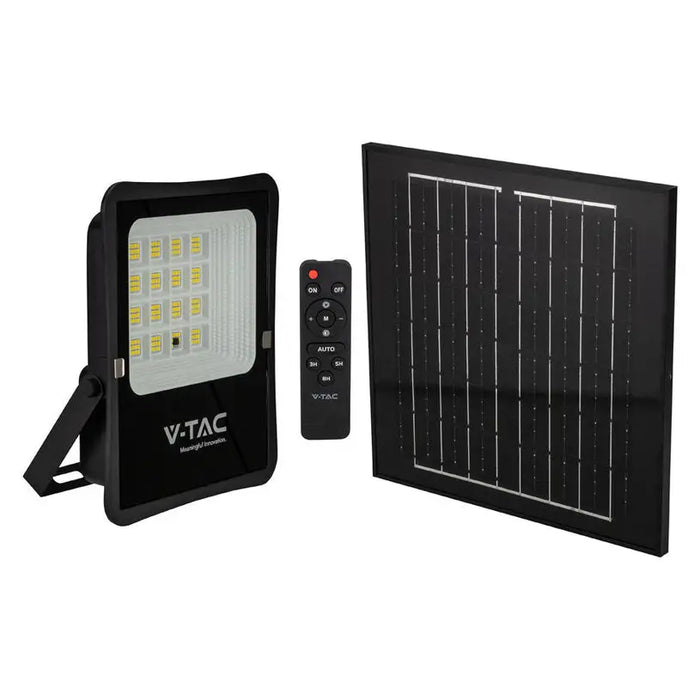 LED SOLAR FLOODLIGHT 16W 6400K 1600LM V-TAC - Соларни прожектори<<<Външно осветление<<<Осветление<<<Praktiker