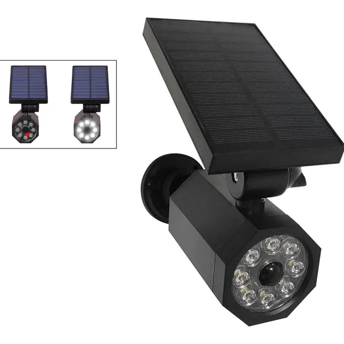 LED SOLAR LIGHT 10W 6500K WITH MOTION SENSOR D-IL - Осветителни тела със сензор<<<Външно