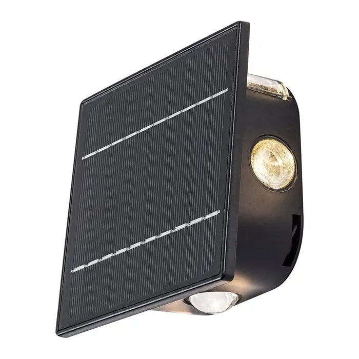 LED SOLAR WALL 0.5W 3000-6000K BLACK RABALUX EMMEN - Соларни лампи<<<Външно