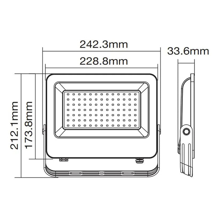LED SPOTLIGHT 100W 4000K IP65 VITO SAVA - Прожектори<<<Външно осветление<<<Осветление<<<Praktiker