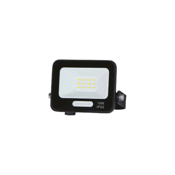 LED SPOTLIGHT 10W 4000K IP65 BLACK WITH CABLE 15CM OPTONICA - Прожектори<<<Външно осветление<<<Осветление<<<Praktiker