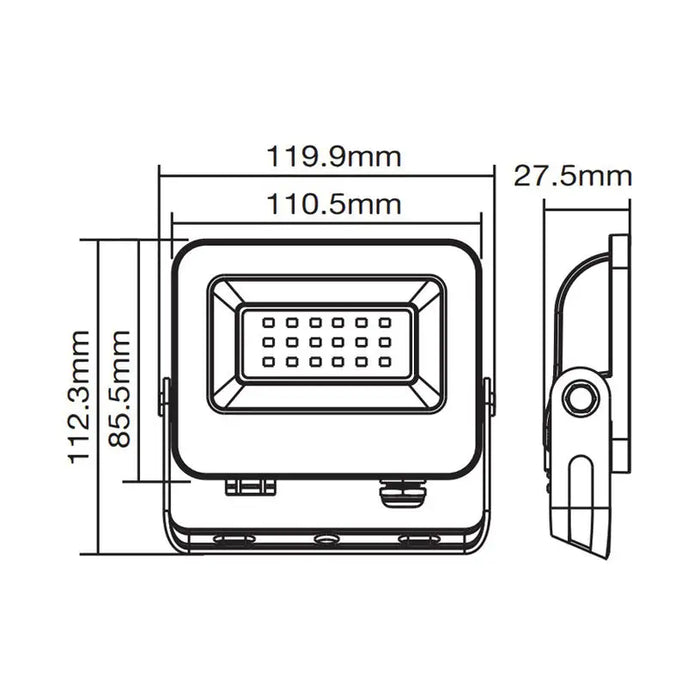 LED SPOTLIGHT 20W 6000K IP65 VITO SAVA - Прожектори<<<Външно осветление<<<Осветление<<<Praktiker
