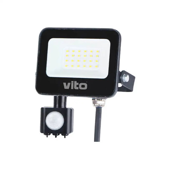 LED SPOTLIGHT 20W 6000K IP65 WITH SENSOR VITO SAVA - Прожектори<<<Външно осветление<<<Осветление<<<Praktiker
