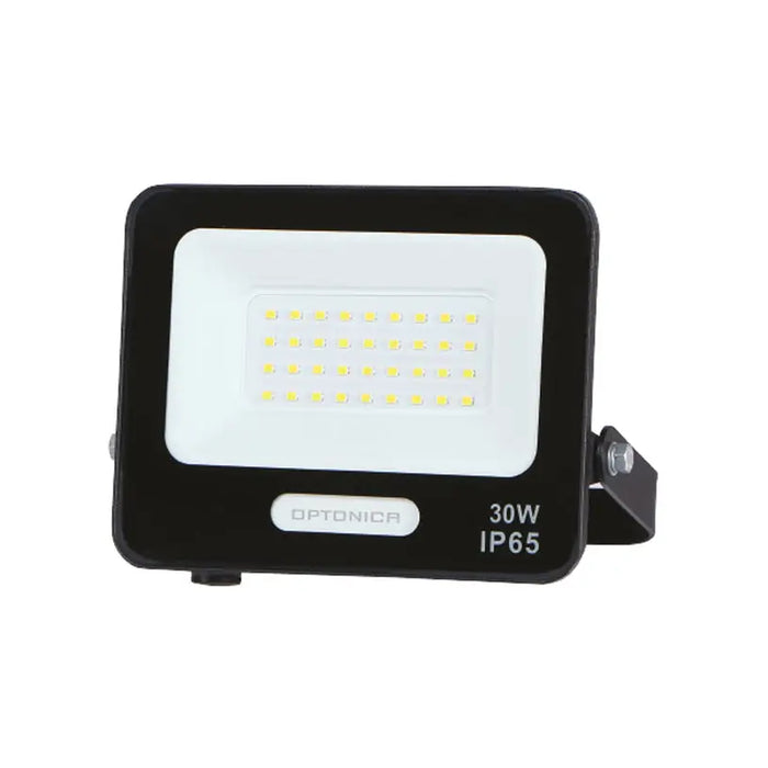 LED SPOTLIGHT 30W 4000K IP65 BLACK WITH CABLE 15CM OPTONICA - Прожектори<<<Външно осветление<<<Осветление<<<Praktiker