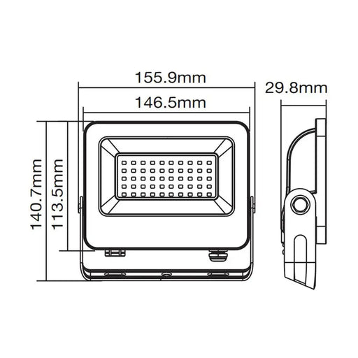 LED SPOTLIGHT 30W 4000K IP65 VITO SAVA - Прожектори<<<Външно осветление<<<Осветление<<<Praktiker