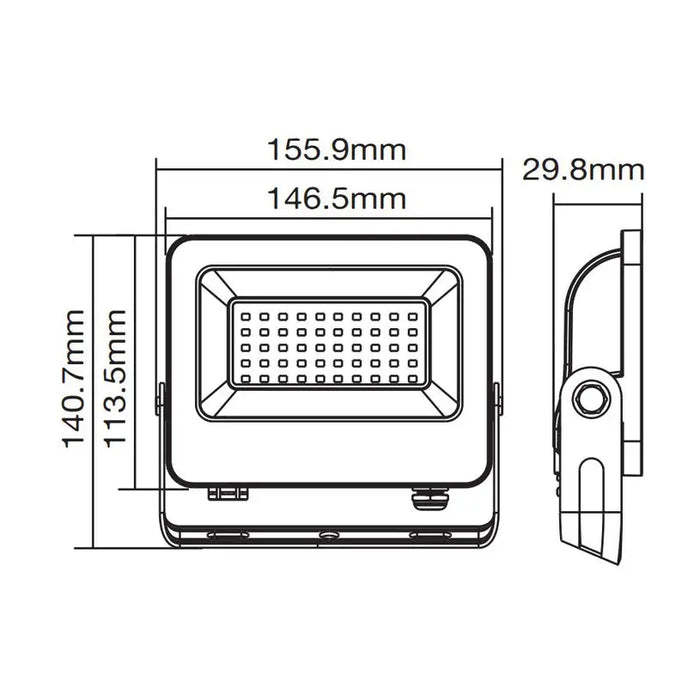 LED SPOTLIGHT 30W 6000K IP65 VITO SAVA - Прожектори<<<Външно осветление<<<Осветление<<<Praktiker