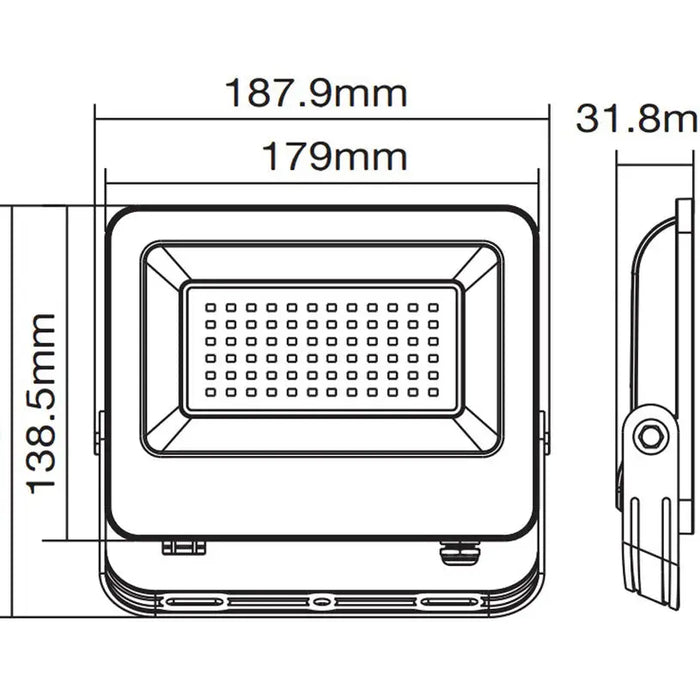 LED SPOTLIGHT 50W 6000K IP65 VITO SAVA - Прожектори<<<Външно осветление<<<Осветление<<<Praktiker