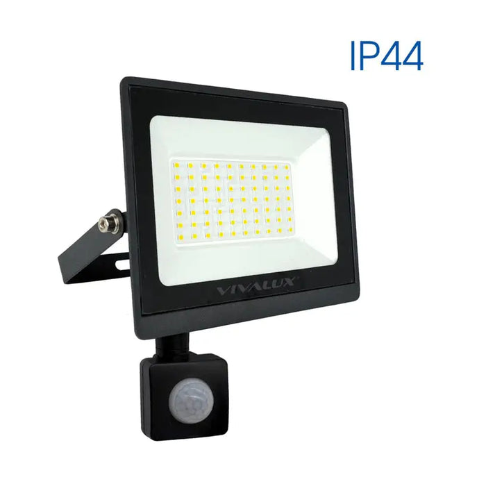 LED SPOTLIGHT WITH SENSOR 50W 6400K 4000LM IP44 VIVALUX NYX - Прожектори<<<Външно осветление<<<Осветление<<<Praktiker